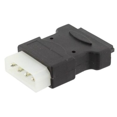 Adaptor , Akyga , AK/CA/54 SATA (mama) / Molex (mama) , 10 mm , negru